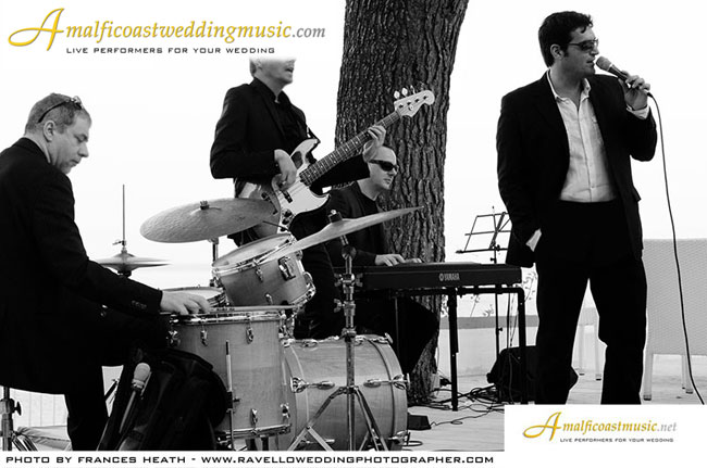 Amalfi coast wedding music band